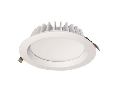 LED downlight Ø:230mm. 30W. CCT. dip-switch. DC han stik