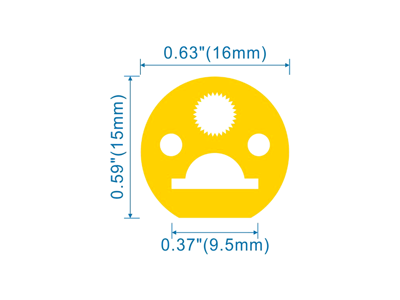 Silikone-tube for LED strip 15*16 PR.METER