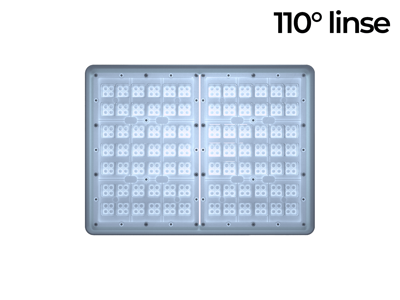 110° linse for Anti-Glare lampe. 150W/200W modeller 160 lm/w