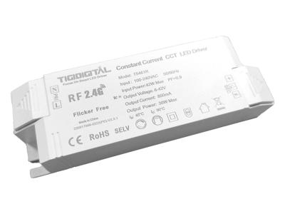 Driver for CCT LED-panel. CC 850mA/36W. 2.4GHz (for fjernbetjening)