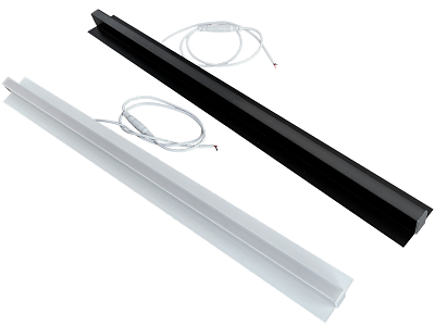 BUDGET LED lysskinne for Troldtekt 60 cm. planforsænket 