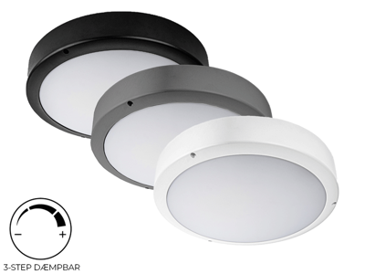 Pragmalux VENUS G2 plafond 8-18W, Ø:30 cm, step dæmp