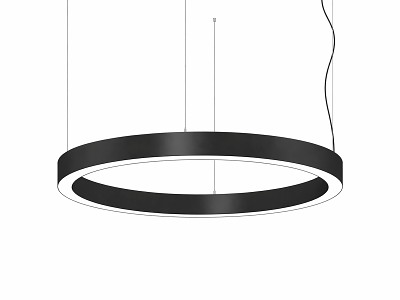 Circle Slim LED lampe Ø:543. SORT. WW. Triac dæmpbar
