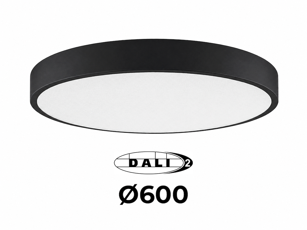 LUMINA Moon LED lampe Ø60 cm. 28-56W  Sort - DALI