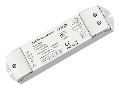 LED 4-kanals DALI2 DT6/DT8 dimming controller CV. 12V/24V/36V/48V