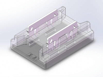 Adapter. PCB-2-PCB adapter. for 8mm COB bånd. 2-kanals