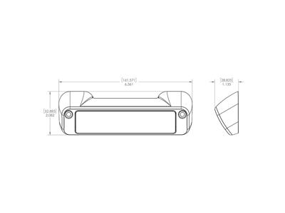 Perimeter Hvid 1000lum 10-30v