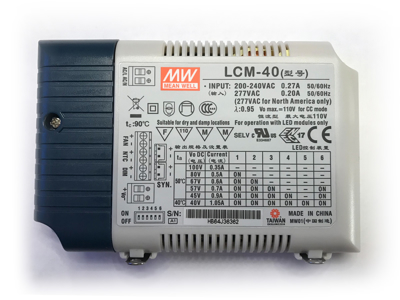 MeanWell LED driver 40W, 1-10V dæmpbar