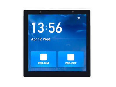 Zigbee 3.0 Smart touch-screen panel med indbygget gateway-funktion. lyssensor mv.