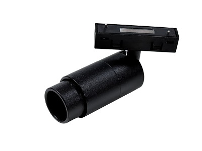 CLICK LED zoom skinnespot 1,5W. 24-60°. 3.000 kelvin, sort