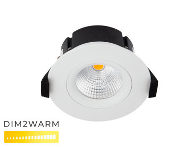 LED downlight HVID. dim2warm 2000K~3000K. Ø:93mm.