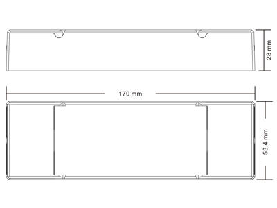 LED 4-i-1 controller 12-48V. phase-cut Triac+0/1-10V+DALI+Push dæmp