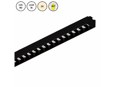 ALYCE LED modul 1164 mm. UGR<16. SORT/SORT. 3000k. 60° CRI>90