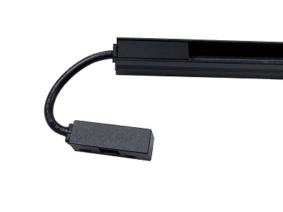 CLICK LED dobbelt tilslutning (samler) for alu-strømskinne, sort