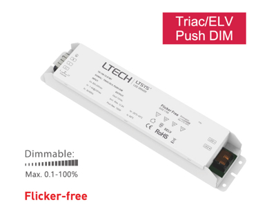 LTECH dæmpbar TRIAC/PUSH driver 150W 24V DC