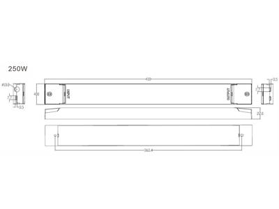 Hahga LED driver 48V DC. 250W