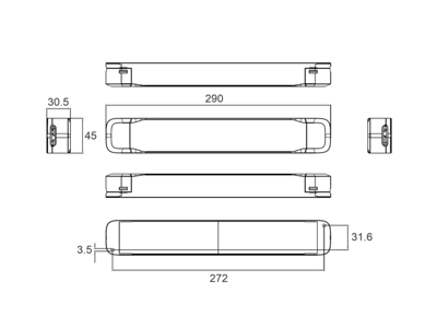 Eaglerise LED driver DALI2/PUSH,  80W 24V