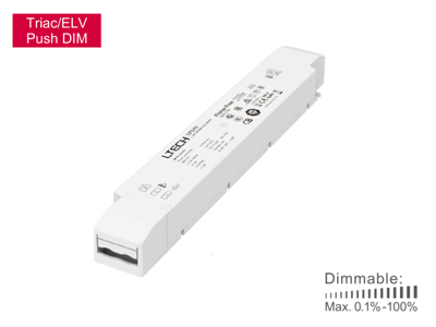 LTECH dæmpbar TRIAC/PUSH driver 75W 24V DC