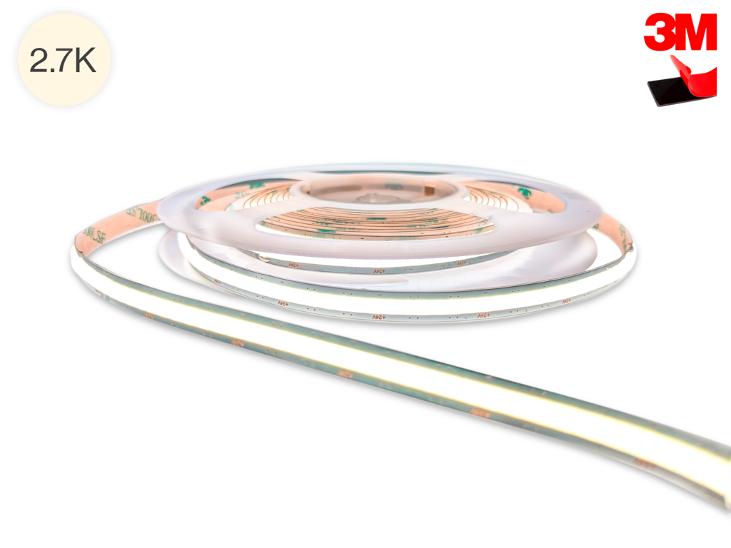 LightMore COB LED strip 14.4w 2700K Free CUT. 240cm.