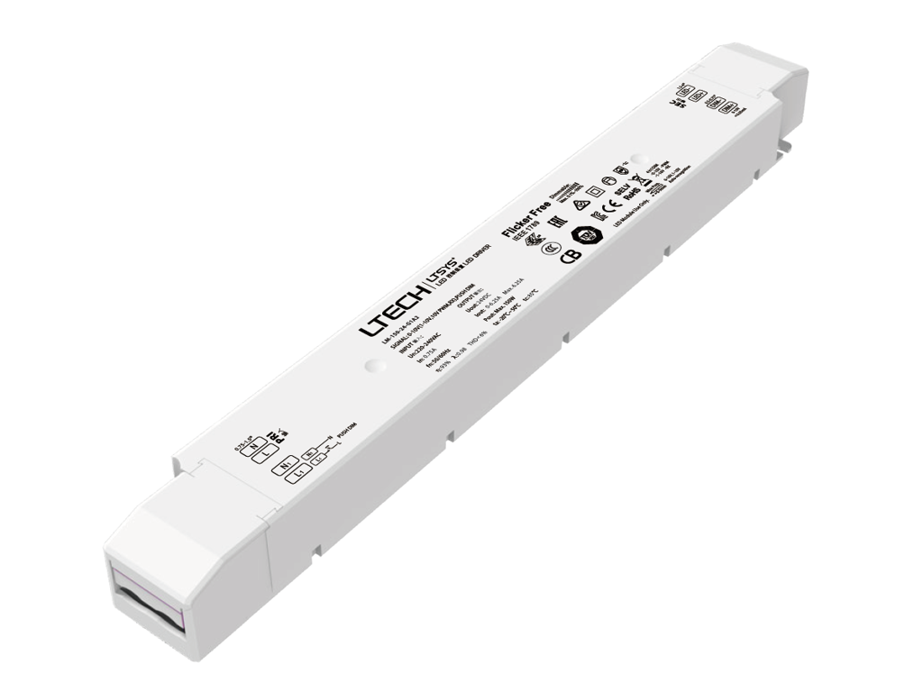 LTECH driver 1-10V/PUSH dæmpbar 150W 24V DC