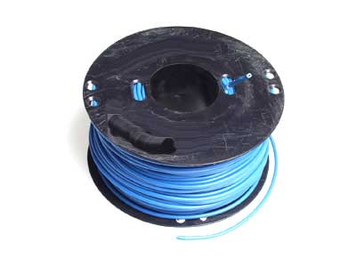 Ledning. blød blå 2.5mm 100 m