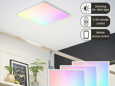 LED TrueColor RGBCCT panel 60x60, 24V DC 36W