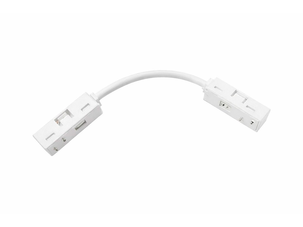 CLICK LED dobbelt tilslutning (samler) for alu-strømskinne, hvid