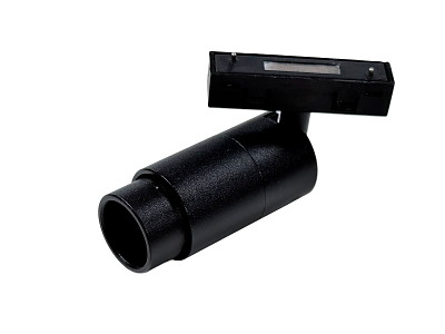 CLICK LED zoom skinnespot 1,5W. 24-60°. 3.000 kelvin, sort