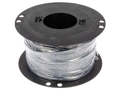 Ledning. blød sort 2.5mm 100 m