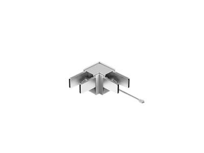 L-SHAPE connector kit HVID for SQUARE G5