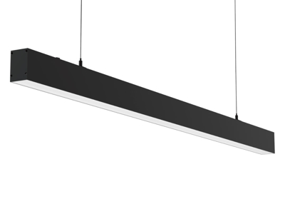 LED Square armatur 20W 600 mm. 1-10V dæmpbar, sort