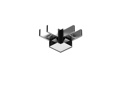 L-SHAPE connector kit SORT for SQUARE G5