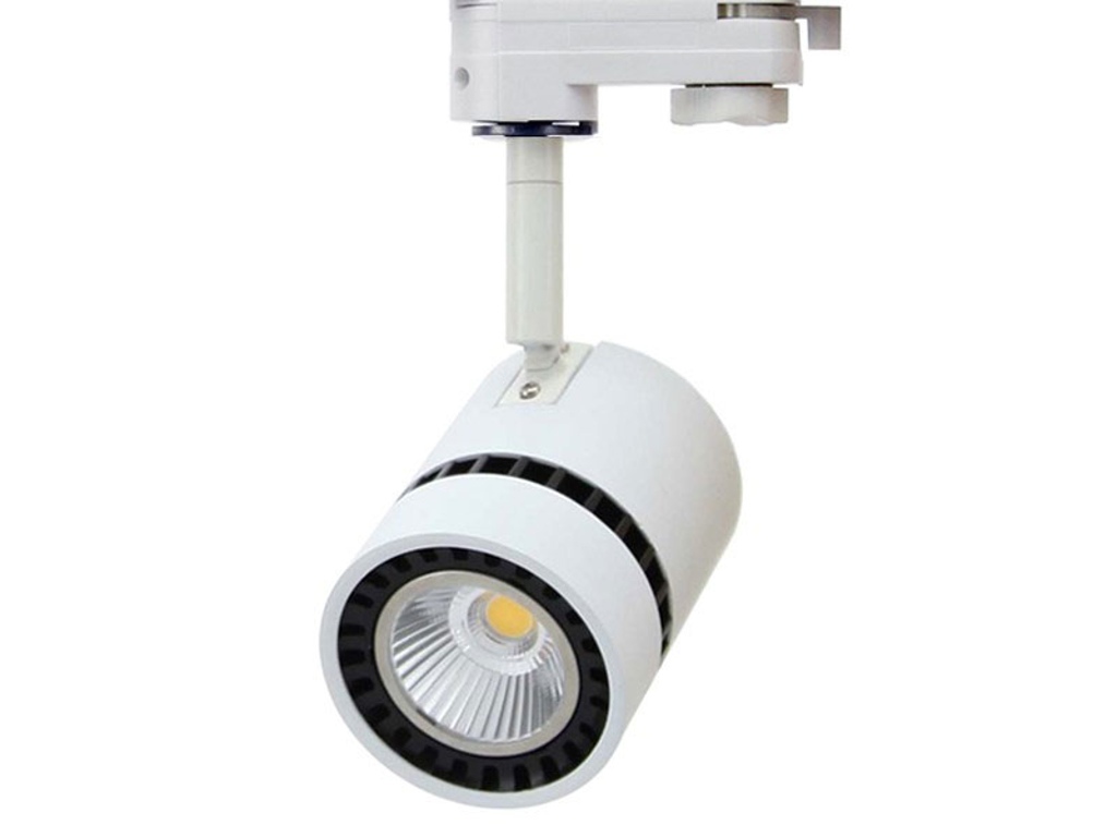 LED skinnespot 8W. hvid. 4000K