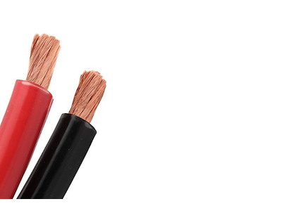 Dobbelt kabel til rød/sort 4mm 25.m