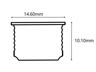 Rota-Lux drejebar LED indbygningsskine 60 cm. 24V 3000K, Champagne
