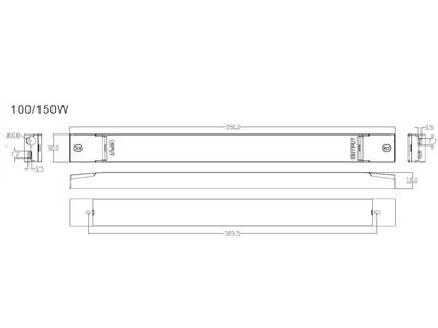 Hahga LED driver 48V DC. 150W