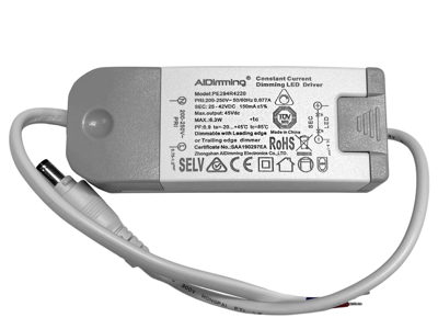 Triac dæmpbar driver for downlight 6W