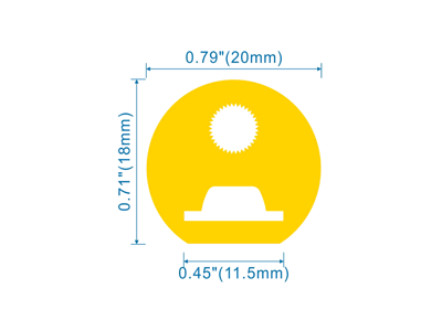 Silikone-tube for LED strip Ø:20 mm. PR.METER