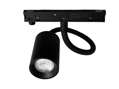 CLICK LED Flex sengespot 5W. sort. 3.000 kelvin