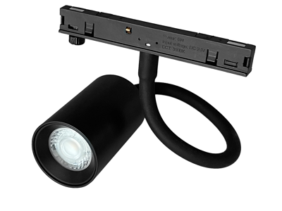 CLICK LED Flex sengespot 5W. sort. 3.000 kelvin