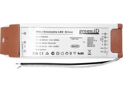 DALI driver 850mA for 36W LED panel