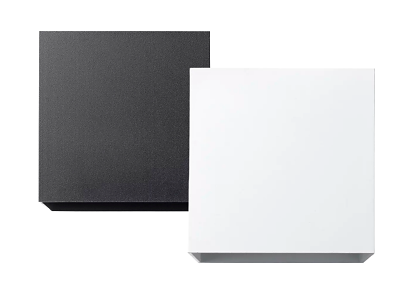 TOS LED Cube facadelampe. Up/Down. 10W. sort. WW