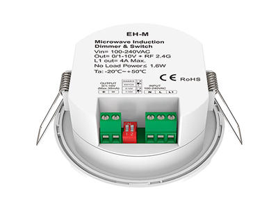 LED sensor for indbygning. MW induction
Dimmer & Switch