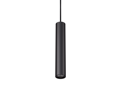 LED cylinder-pendel 10W, sort