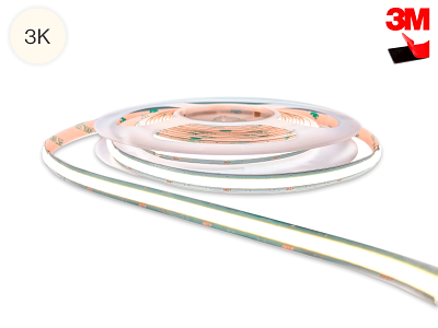 LED COB strip 5 m. CutFree 3000K 8W CRI90 90lm/w. IP20.
