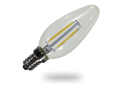 LED kertepære 2W (erstatter 20W) - (filament)