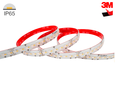 LightMore LED strip RGBCTA 24W/m. 24V. Ra95. IP65. 12mm PCB. 20 cm. ledning begge ender