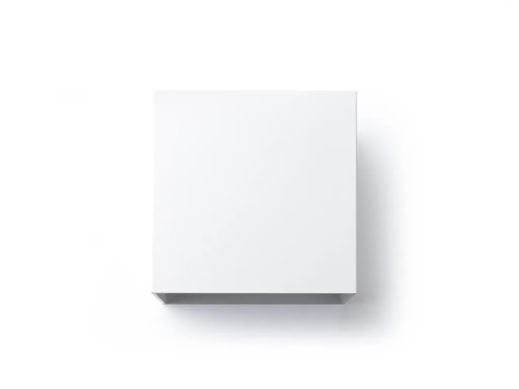 TOS LED Cube facadelampe. Up/Down. 10W. hvid. WW