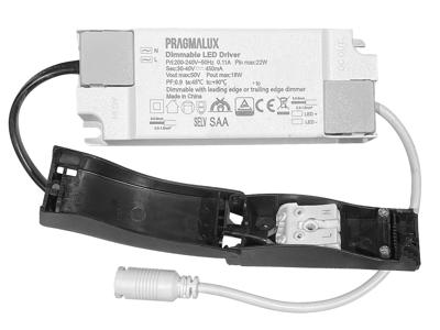 Pragmalux Triac dæmpbar driver 18W. SPECTRE downlight