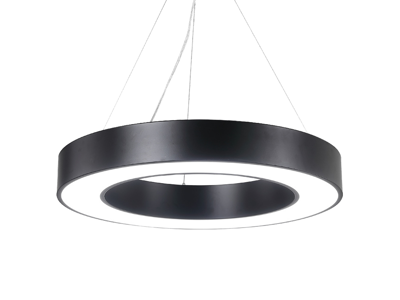 Circle BIG LED lampe Ø:60. SORT